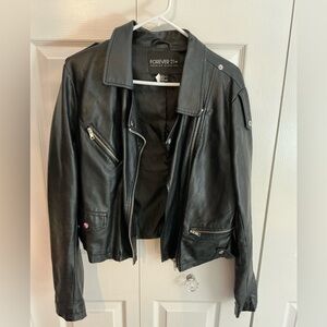 FOREVER 21 faux leather jacket